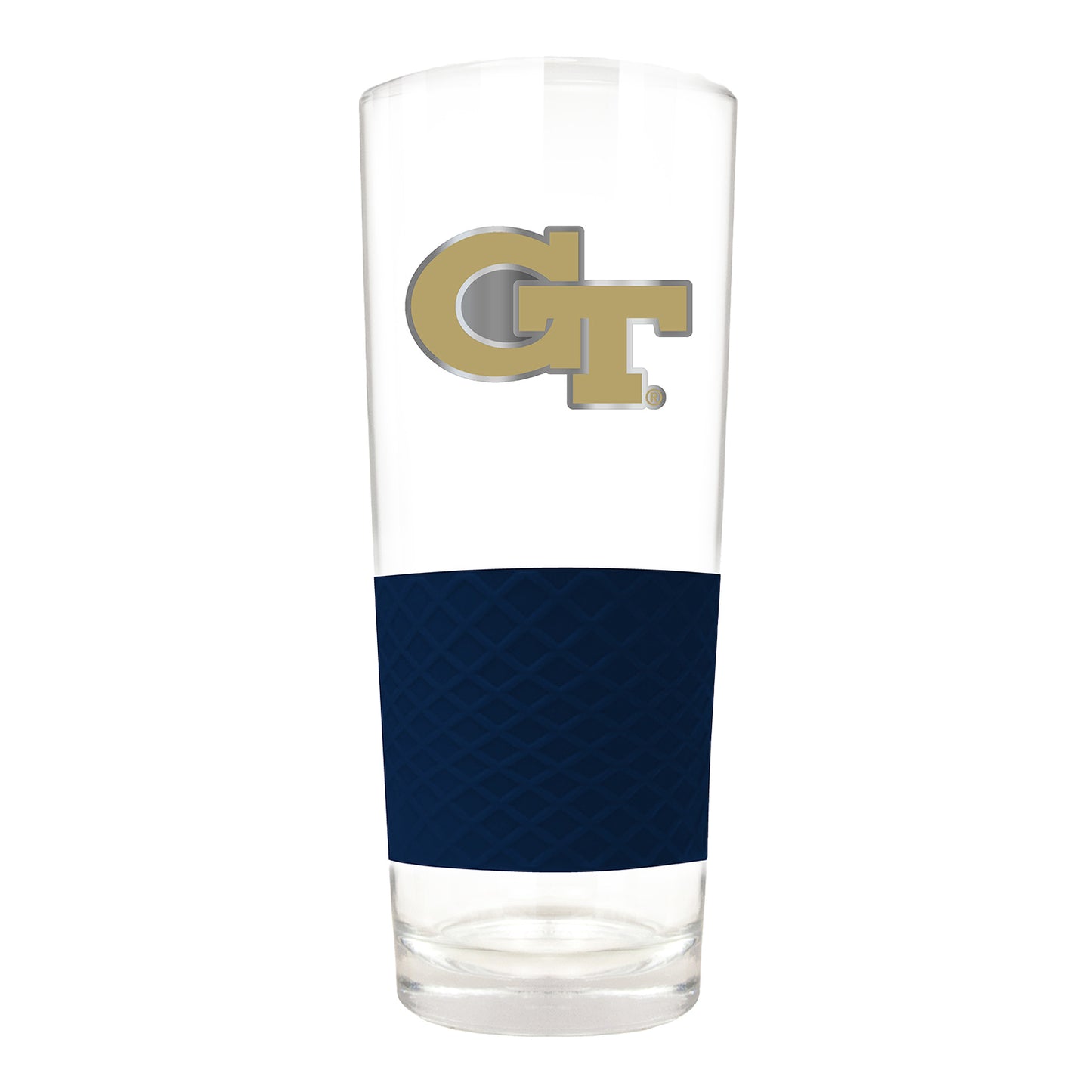 Georgia Tech Yellow Jackets 22oz Score Pint Glass - Front View