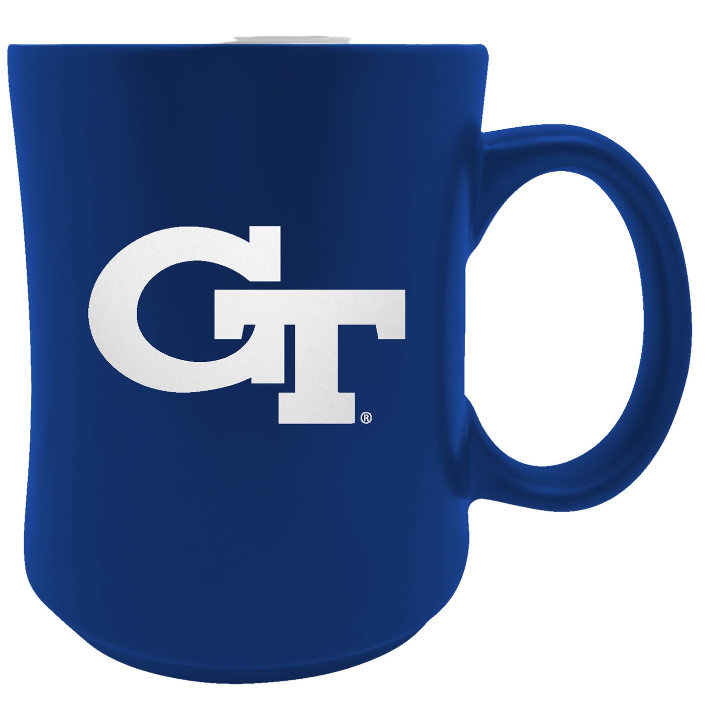 Georgia Tech Yellow Jackets 19oz Ceramic Navy Starter Mug - In Navy - Front View