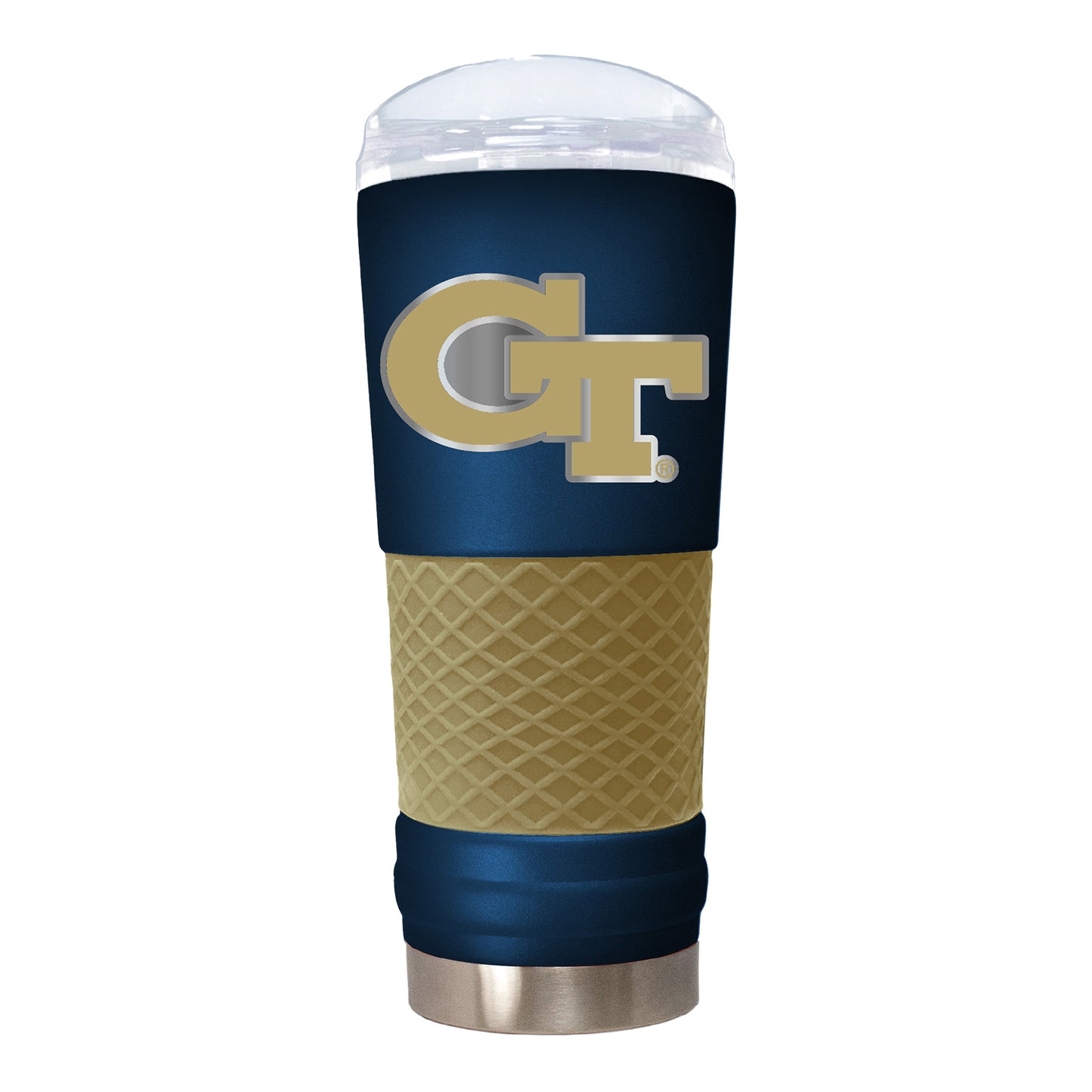 Georgia Tech Yellow Jackets 24oz Navy Draft Tumbler - Front View