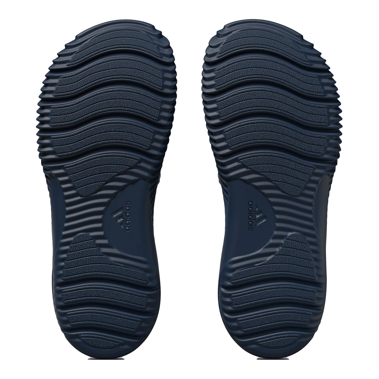 Goergia Tech Yellow Jackets Adidas Alphabounce Navy Slides - Sole View
