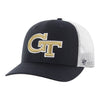 Georgia Tech Yellow Jackets Primary Logo Trucker Navy Adjustable Hat