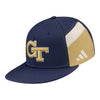 Georgia Tech Yellow Jackets Adidas Player Pack Navy Adjustable Hat
