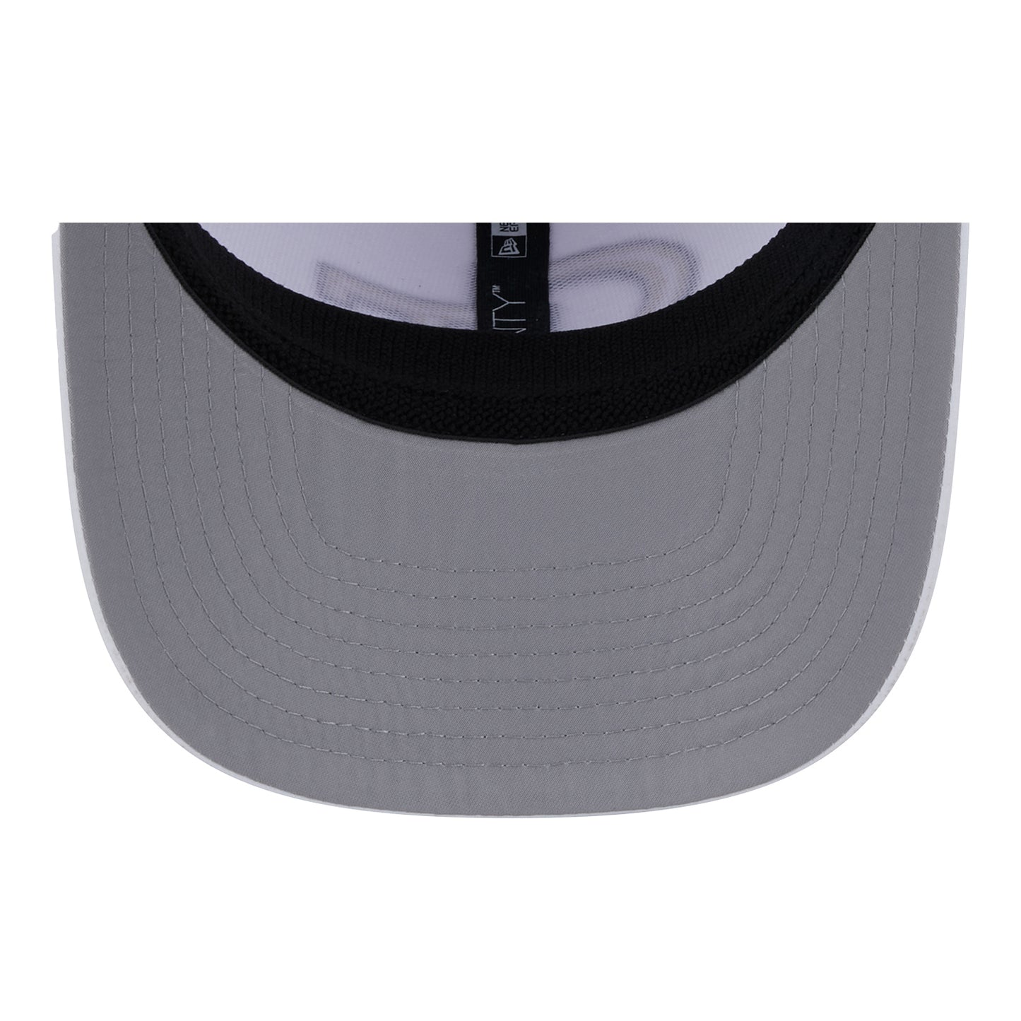 Georgia Tech Yellow Jackets Preform 970 Snapback White Hat - Under Visor View