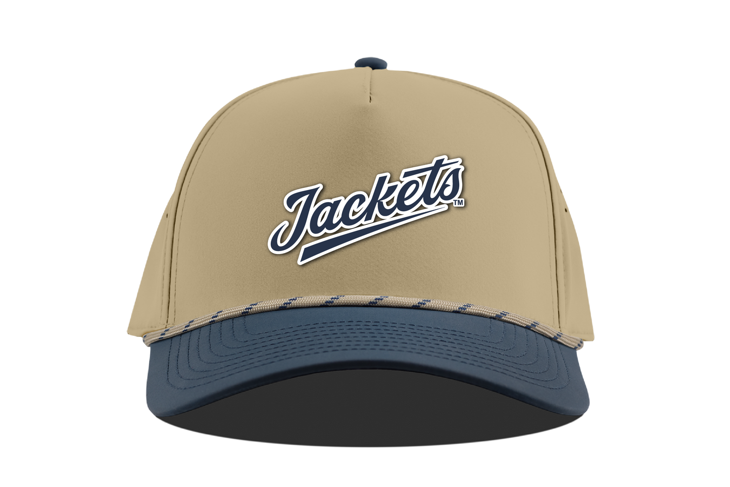 Georgia Tech Yellow Jackets Branded Bills Jackets Script Tail Sweep Rope Hat