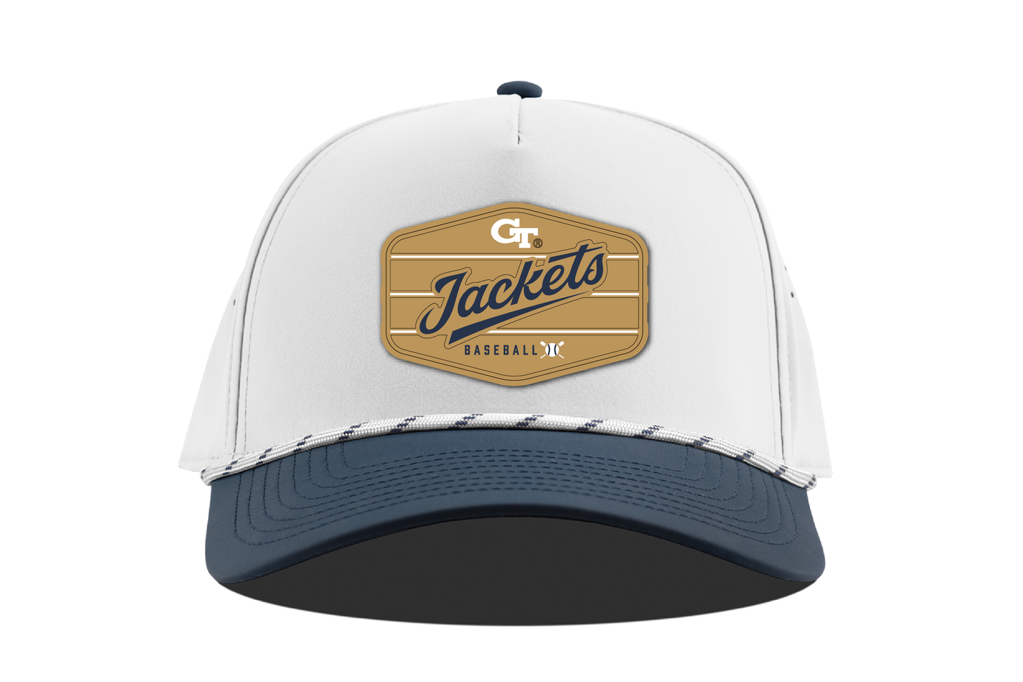 Georgia Tech Yellow Jackets Branded Bills Hexagon Baseball Rope Hat