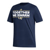 Georgia Tech Yellow Jackets Adidas Fresh Together Navy T-Shirt - Front View