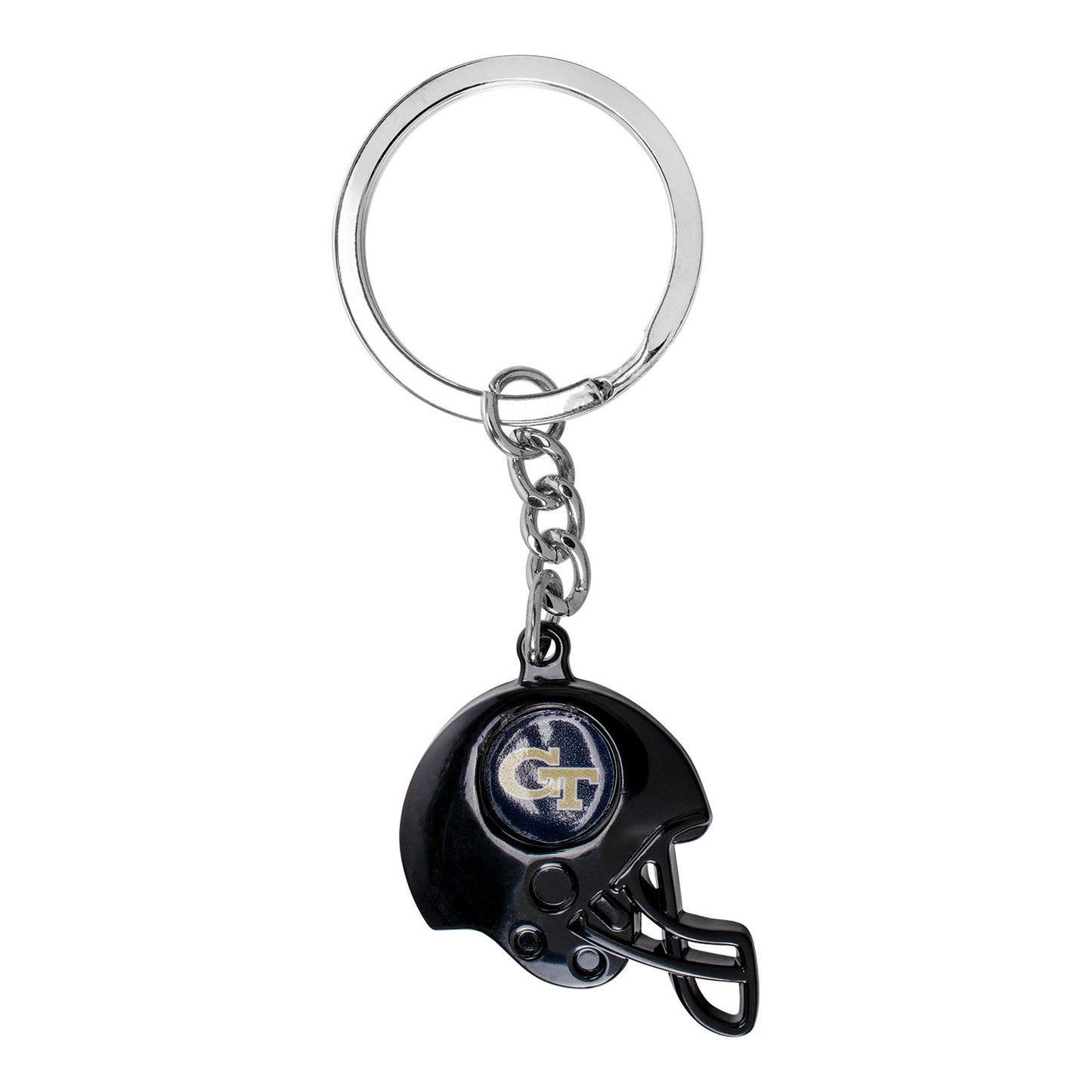 Georgia Tech Helmet Keychain In Black - Main View