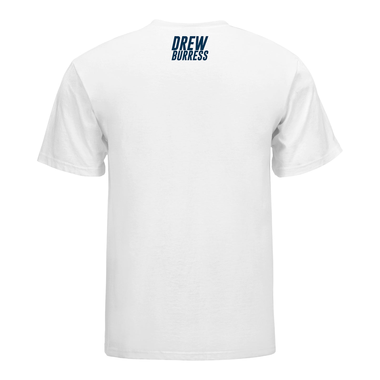 Georgia Tech Men's Baseball Student Athlete Silhouette T-Shirt #8 Drew Burress - Back View