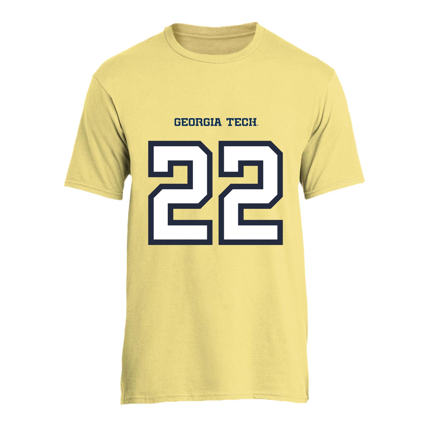 Georgia Tech Adidas Women's Basketball Student Athlete T-Shirt #22 Inés Noguero - Front View