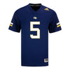 Georgia Tech Adidas Football Student Athlete #5 Clayton Powell-Lee Navy Football Jersey - Front View