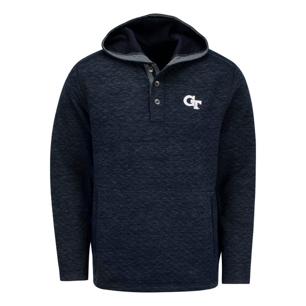 Georgia Tech Yellow Jackets Quilted Hoodie - Front View