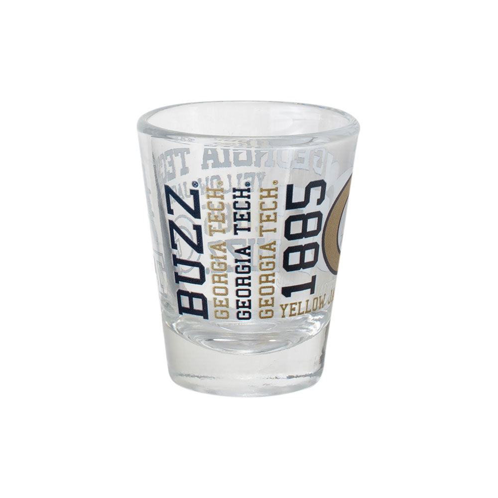 Georgia Tech Yellow Jackets 2 Oz. Spirit Shot Glass - Right View