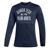 Georgia Tech Adidas Team Issue Arch Wordmark Crew Sweatshirt