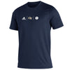 Georgia Tech Adidas Tricon Locker Navy T-Shirt