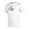 Georgia Tech Yellow Jackets Adidas Crossed Logo T-Shirt