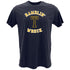 Georgia Tech Yellow Jackets Genus Puff Vintage T-Shirt in Navy - Front View