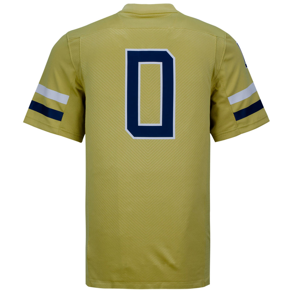 Georgia Tech Adidas Replica White #0 Football Jersey