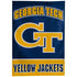Georgia Tech Yellow Jackets 28" x 40" Vertical Flag in Navy and Yellow