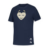 Youth Georgia Tech Adidas Buzz Heart T-Shirt