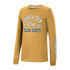 Youth Georgia Tech Yellow Jackets Roof Tops Long Sleeve T-Shirt in Gold - Front View