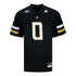 Georgia Tech Football Adidas Ghost Stories #0 Black Glow Jersey - Front View