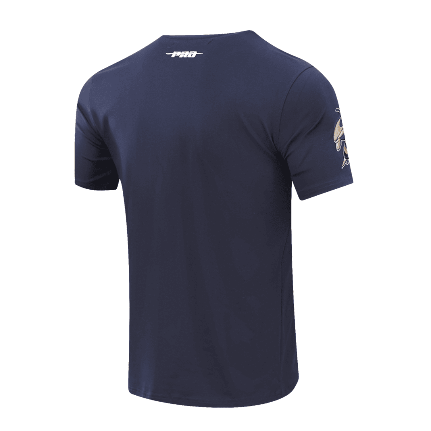 Georgia Tech Yellow Jackets Navy Wordmark T-Shirt In Navy - Back View