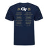 Georgia Tech Yellow Jackets 2024-2025 Women's Volleyball Team T-Shirt - Back View