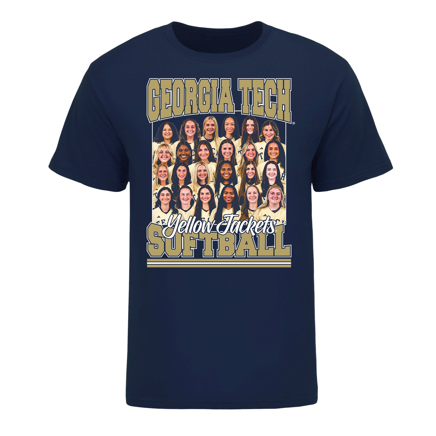 Georgia Tech Yellow Jackets 2026 Softball Team Shirt