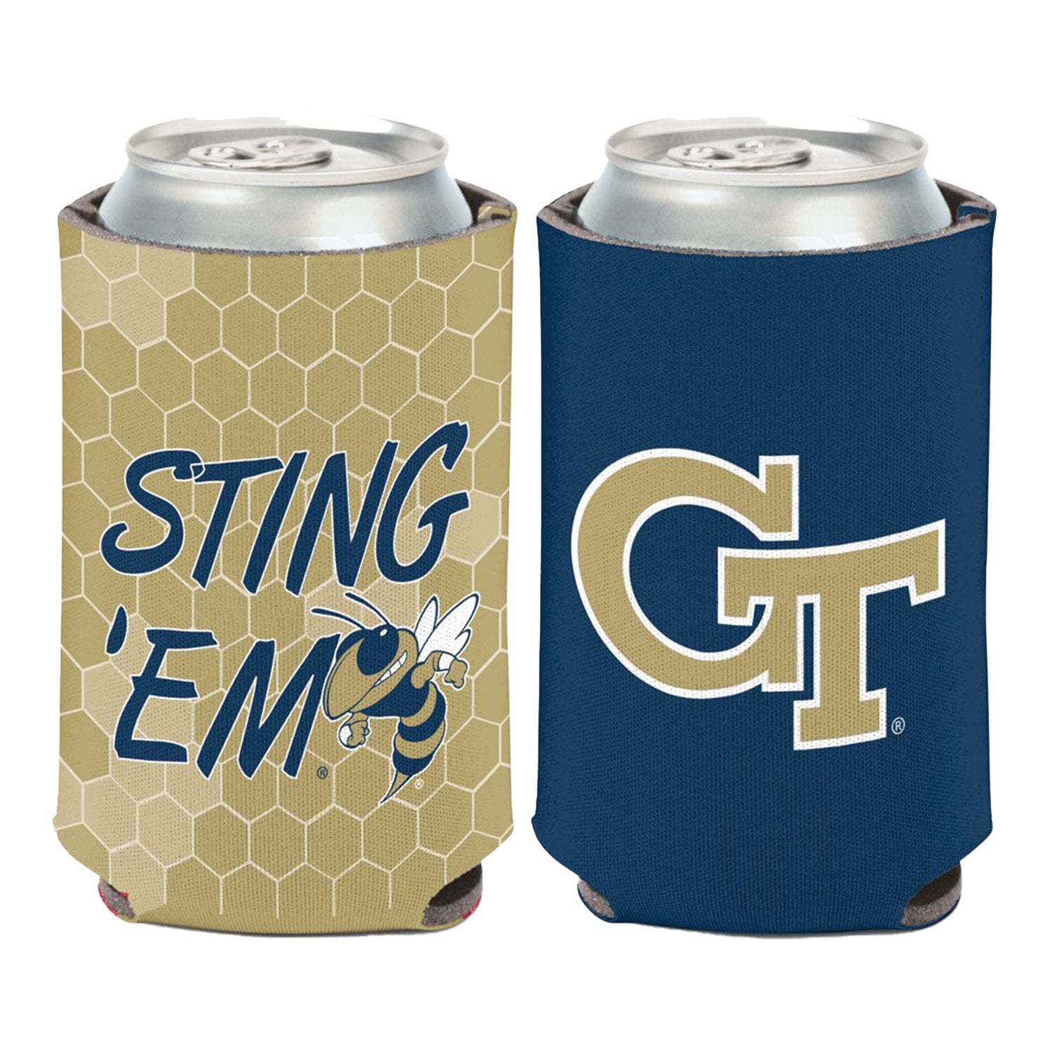 Georgia Tech Yellow Jackets Sting 'Em Can Coozie - Multi View