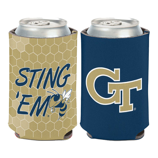 Georgia Tech Yellow Jackets Sting 'Em Can Coozie - Multi View