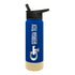 Georgia Tech Yellow Jackets 24oz Jr. Thirst Navy Water Bottle - In Navy - Front View