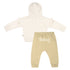 Infant Georgia Tech Yellow Jackets Wrapped In A Bow Set - Natural - Back View