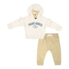 Infant Georgia Tech Yellow Jackets Wrapped In A Bow Set - Natural