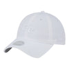 Ladies Georgia Tech Yellow Jackets Functional Pony Tail White Hat - Left Angled View