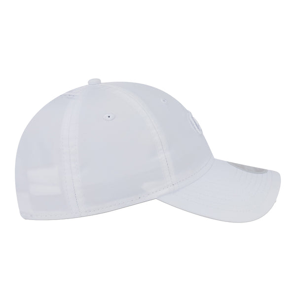 Ladies Georgia Tech Yellow Jackets Functional Pony Tail White Hat - Right View