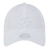 Ladies Georgia Tech Yellow Jackets Functional Pony Tail White Hat - Front View