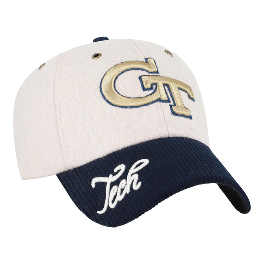 Georgia Tech Yellow Jackets '47 Rope Clean Up Hat - Natural/Navy