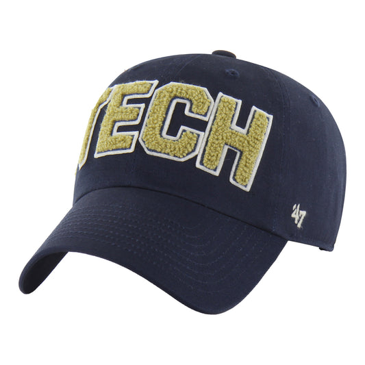 Georgia Tech Yellow Jackets '47 Brand Zoey Clean Up Hat - Navy