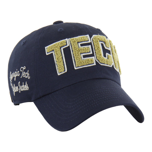 Georgia Tech Yellow Jackets '47 Brand Zoey Clean Up Hat - Navy