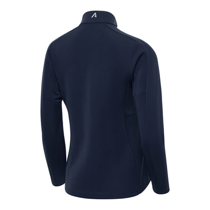 Ladies Georgia Tech Yellow Jackets Full Zip Generation Navy Jacket - Back View