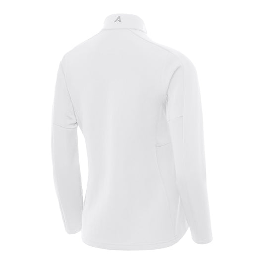 Ladies Georgia Tech Yellow Jackets Full Zip Generation White Jacket - Back View