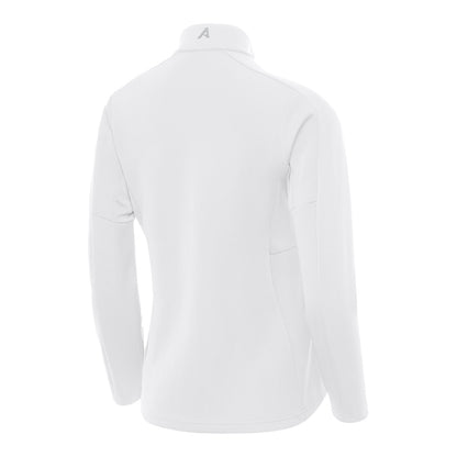 Ladies Georgia Tech Yellow Jackets Full Zip Generation White Jacket - Back View