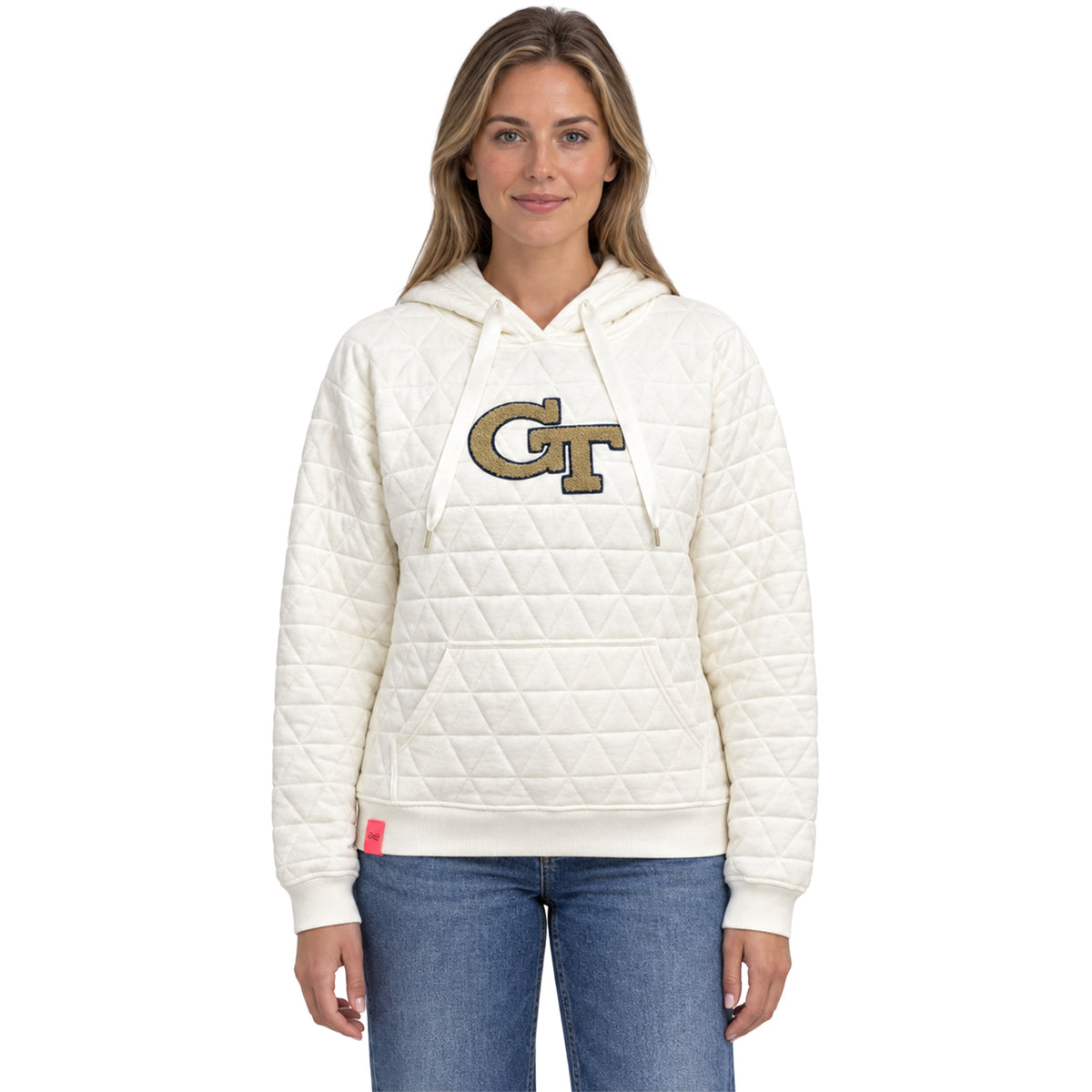 Georgia Tech Yellow Jackets Lusso Maddie Quilt  Hoodie