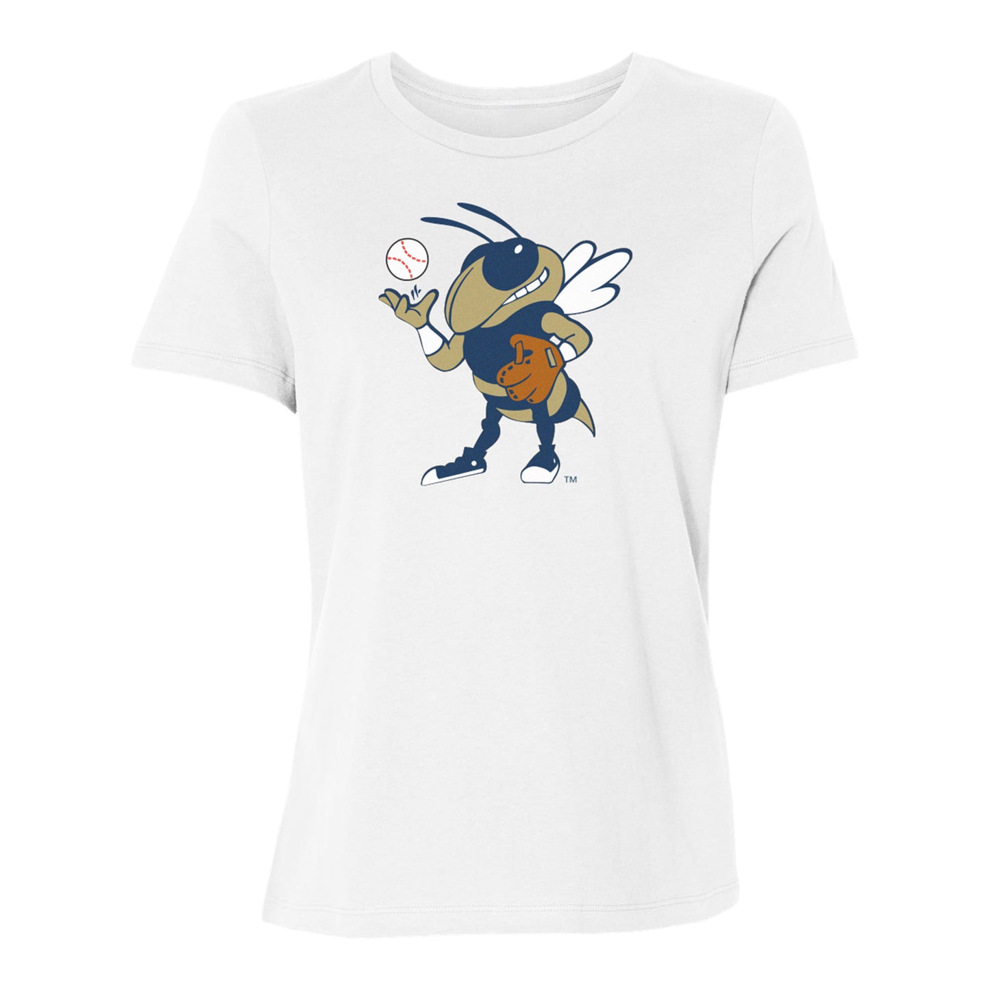 Georgia Tech Yellow Jackets Baseball Buzz Ladies Tee - Front View