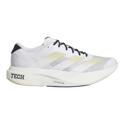 Georgia Tech Yellow Jackets Adidas Adizero Evo Sl Running Shoes In White - Right Side View