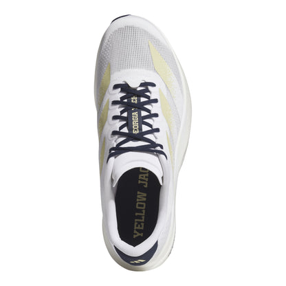 Georgia Tech Yellow Jackets Adidas Adizero Evo Sl Running Shoes In White - Above View