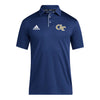 Georgia Tech Yellow Jackets Adidas Coaches Navy Polo