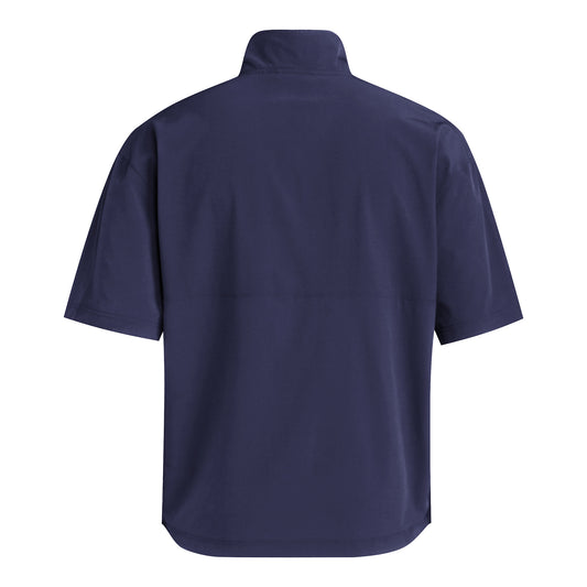 Georgia Tech Yellow Jackets Quarter-Zip Coaches Polo In Navy - Back View