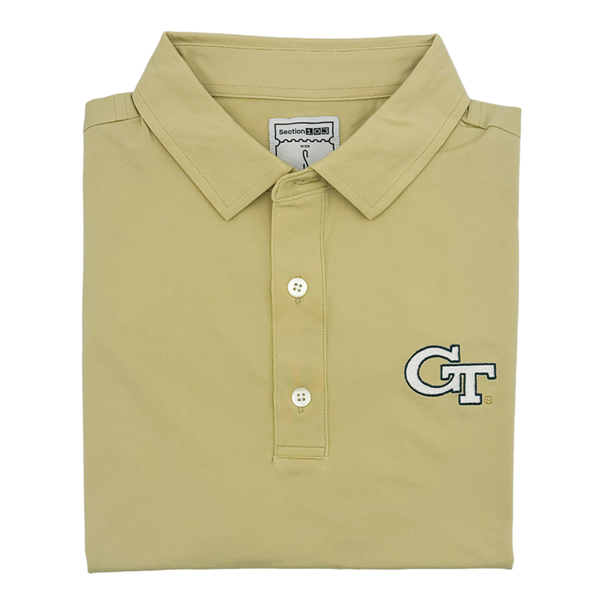 Ga Tech Gold Georgia Tech Yellow Jackets Solid Gold Logo Polo – Georgia Tech ...