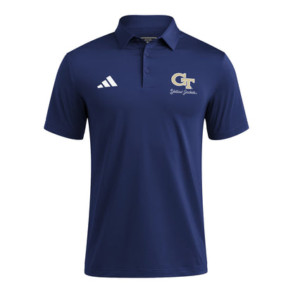Georgia Tech Yellow Jackets Ultimate365 Solid Polo - Front View
